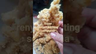 Ayam Goreng KFC super renyah dan Keriting #kfcfriedchicken #kentaki