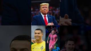 Déclaration du président Donald Trump qui est le meilleur joueur du monde #football #ronaldo #foot