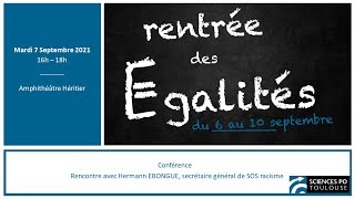 Conférence Rencontre avec Hermann Ebongue, secrétaire général de SOS racisme