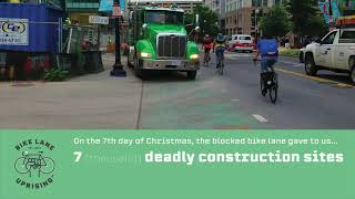 12 Days of Bike Lane Obstructions