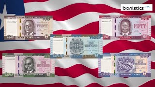 NEWS. Liberia 20, 50, 100, 500 and 1000 dollars 2022