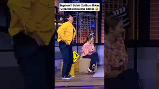 Ngakak!! Soleh Solihun Bikin Vincent Dan Desta Emosi 😆 | Tonight Show Shorts