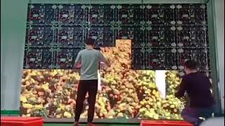 led wall installation #led#ledwall#ledpanel #leddisplay #ledtv#ledbillboard #ledtv #oem