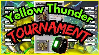 Digimon Vital Bracelet BE Arena App Yellow Thunder Tournament!