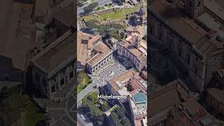 Aerial View Capitoline Hill, Rome, Italy #travel #italiancity #history #rome