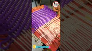 Fashion Design students of INIFD Saltlake are engaged in the process of weaving