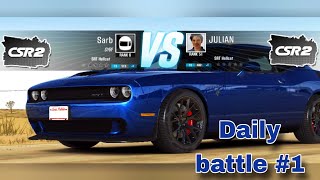 Daily Battle Round 1 #csr2  #dragracing #csrracing2 #gameplay