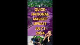 Real Estate Market Update July 1 2024 | 📈 Market Trends & Tips for Buyers & Sellers