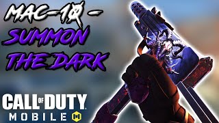 MAC 10 SUMMON THE DARK BLUEPRINT GAMEPLAY | COD Mobile Season 9 Credit Store Update