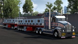 American Truck Simulator Kenworth T608 Flattops PT 1