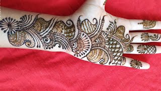 Arabic mehandi design 2020 front hand mehandi//स्टाइलिश मेहंदी डिज़ाइन