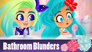 Hairdorables Cartoon Episode #3 💋 Bathroom Blunders 🎤 Cartoon for kids