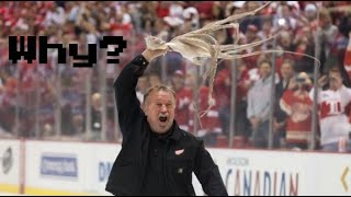 Why do Red Wings fans throw octopuses on the ice?