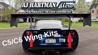 AJ Hartman Aero C5 and C6 Wing Kit Overview