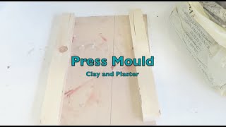 Plaster on Rolled Clay Press Mould