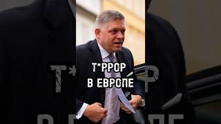 Т*РРОР В ЕВРОПЕ #новости #словакия #shortvideo #политика #trends #фицо