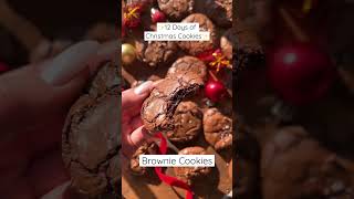 Brownie Cookies #browniecookies #christmascookies #christmas