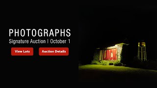 LIVE: Photographs Signature Auction 8178