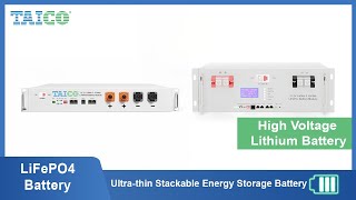 [Intro] High Voltage Lithium Battery | Ultra-thin Stackable Energy Storage Cells