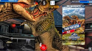 TWIN PANTHERA PACK & BATTLE - JURASSIC WORLD THE GAME #88