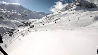 Cruising the Seekopfbahn in the Arlberg