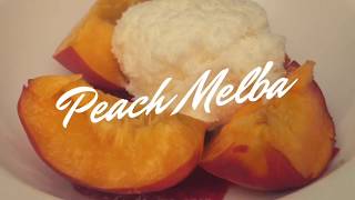 Peach Melba With Raspberry Sauce & Ice Cream | National Peach Melba Day