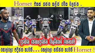 Honda Hornet Full Review in Sinhala | කොල්ලො පදින්න කැමති කෙල්ලො නගින්න කැමති Hornet | Charithe