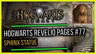 Hogwarts Castle Field Guide Revelio Pages #77 Sphinx Statue