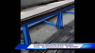 Straightening cutting machine