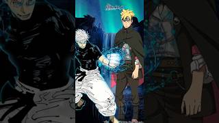 who is strongest?Fax or Cap?Gojo Satoru vs Boruto Uzumaki #uzumaki #gojosatoru #jjk #naruto #anime