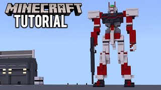 MINECRAFT : How To Build Gundam Astray Red Frame