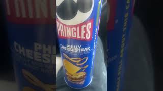 Philly Cheesesteak Pringles Taste Test #pringles #shorts #cheesesteaks #rating #review #chips