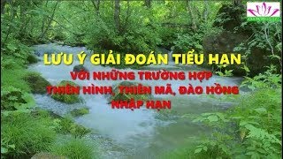 MỘT SỐ LƯU Ý KHI GIẢI ĐOÁN TIỂU HẠN