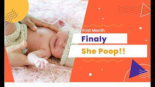 Baby Ariah First Month | Finally she poop | Sunlight for Baby #vlog8 #buhayofw