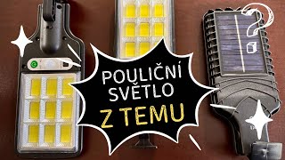 SOLÁRNÍ LAMPA NA DŮM -  Z TEMU