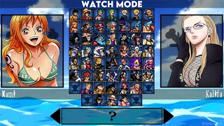 One Piece Tower’s Edition Mugen + Character Selection Screen - Gameplay