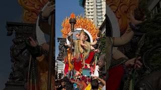 Mumbai biggest ganpati visarjan GIREGAON CHAUPATY 2024 #shorts #trending #ganpati #unesco