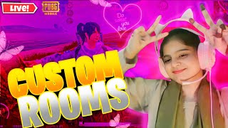 GIRL GAMER CUSTOM ROOM LIVE😍 | GIRL GAMER LIVE | CUSTOM ROOMS UC GIVEAWAY