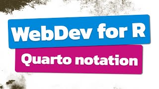 Translating Quarto to HTML & CSS Notation