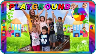 BRINCAR NO PLAYGROUND INFANTIL COM OS AMIGUINHOS BRINCANDO DE MESTRE MANDOU Kifunkids