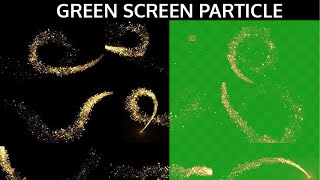 4K Particle Effect Green Screen Video