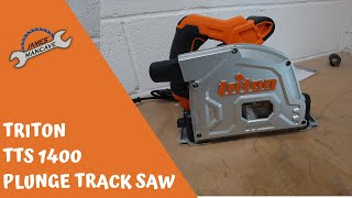 Triton TTS1400 Plunge Track Saw Unboxing