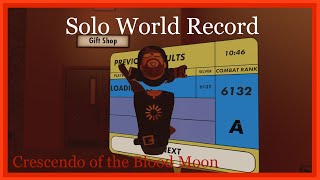 Well It's not the best. Crescendo, Solo World Record. 10:46