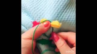 Beautiful handmade flower design for girls 2023 please like and subscribe it