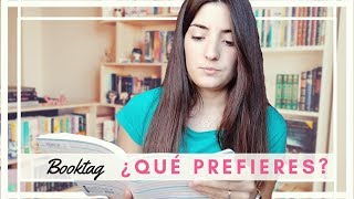 BOOKTAG - ¿QUÉ PREFIERES? | Habéis sido muy malos || MOON BOOKS