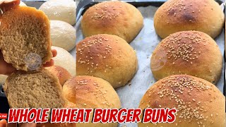 Eggless Whole Wheat Burger Buns Recipes ये  डाल कर बनाएं घेवु का बर्गर बन... 100% स्पंजी बनेगा