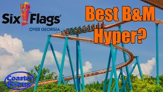 RIDING THE BEST B&M HYPER! Six Flags Over Georgia Vlog (Midwest South Trip Part 5)