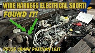 Engine Disabled! Melted Wiring Harness! Dodge Dakota 3.7