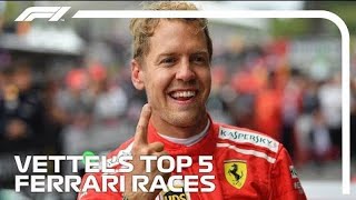 Sebastian Vettel sign for Aston Martin Racing, Let's look back Vettel's Top 5 races for Ferrari