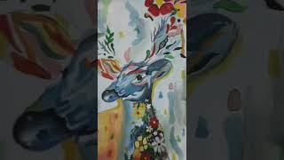 A colourful deer #shorts #ytshorts #viral